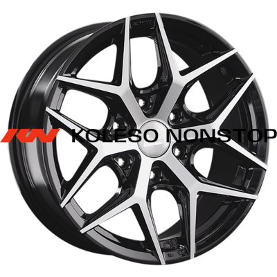 LS 8x18/6x139,7 ET36 D100,1 1303 BKF (конус, Колпак+лого)