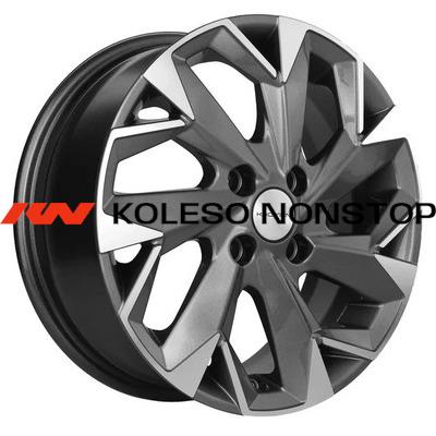 Khomen Wheels 5,5x14/4x100 ET43 D67,1 KHW1402 (Solaris/Rio) Gray-FP