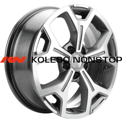 Khomen Wheels 6,5x17/5x120 ET55 D65,1 KHW1710(2) (VW Transporter) Gray-FP