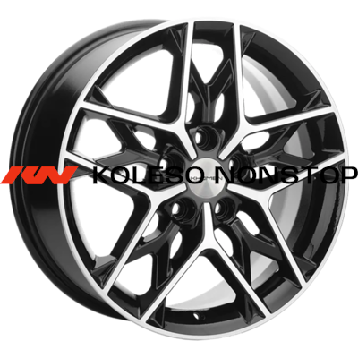 Khomen Wheels 7x17/5x114,3 ET53 D67,1 KHW1709 (Ceed) Black-FP