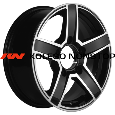 Khomen Wheels 6,5x16/5x139,7 ET35 D98,5 KHW1614 (Niva 4x4 Bronto) Black-FP