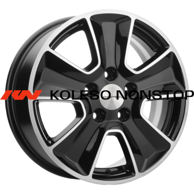 Khomen Wheels 6,5x16/5x110 ET46 D63,3 KHW1601 (Changan CS35) Black-FP
