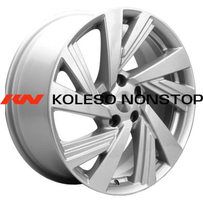 Khomen Wheels 7,5x18/5x112 ET43 D57,1 KHW1801 (Tiguan/Kodiaq) F-Silver