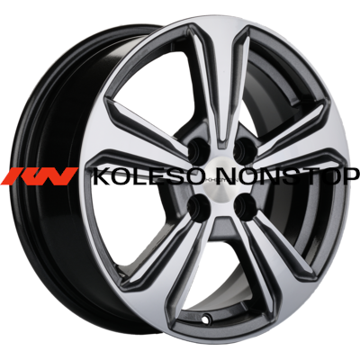 Khomen Wheels 6x15/4x100 ET45 D56,6 KHW1502 (Nexia) Gray-FP
