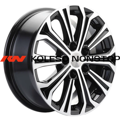 Khomen Wheels 6,5x16/5x108 ET45 D60,1 KHW1610 (Chery Tiggo 3/Tiggo 3 Pro) Black-FP