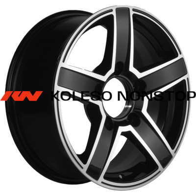 Khomen Wheels 6,5x16/5x139,7 ET40 D98,5 KHW1614 (Niva 4x4) Black-FP