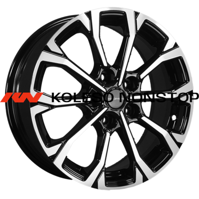 Khomen Wheels 6,5x16/5x114,3 ET40 D66,1 KHW1605 (Qashqai/Tiida) Black-FP