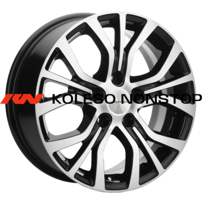 Khomen Wheels 6,5x16/5x110 ET43 D65,1 KHW1608 (Opel Zafira) Black-FP