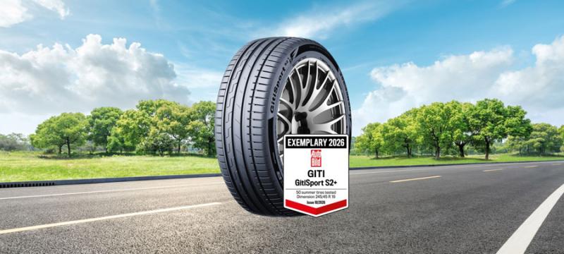 Новая спортивная шина GitiSport S2+ впечатлила экспертов журнала AutoBild