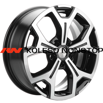 Khomen Wheels 7x17/5x114,3 ET37 D66,5 KHW1710 (Jolion) Black-FP