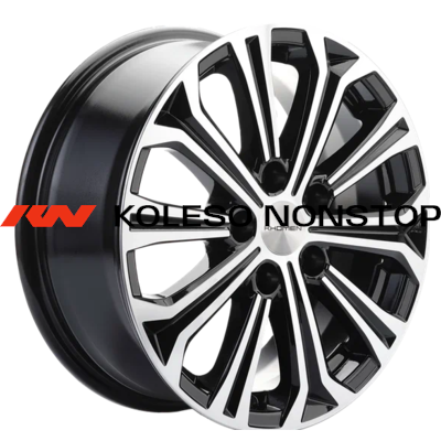 Khomen Wheels 6,5x16/5x114,3 ET47 D66,1 KHW1610 (Fluence) Black-FP