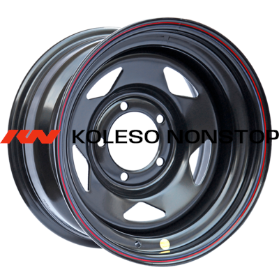 Off-Road Wheels 8x16/5x139,7 ET-19 D110 УАЗ черный (треуг.)