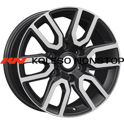 Khomen Wheels 8x17/6x139,7 ET38 D67,1 KHW1723 (Pajero Sport) Black-FP