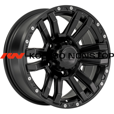 LS 8x16/5x139,7 ET30 D98,5 1339 BKS (конус, Колпак+лого)