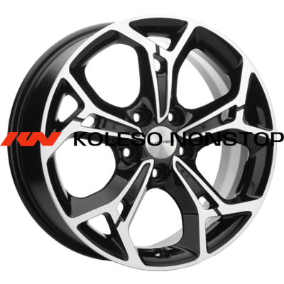 Khomen Wheels 7x17/5x114,3 ET48 D67,1 KHW1702 (Kia K5) Black-FP