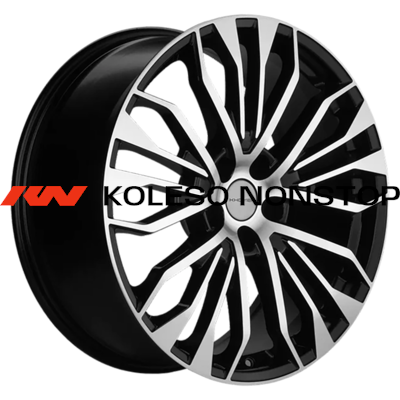 Khomen Wheels 8,5x20/5x120 ET45,5 D62,5 KHW2009 (Li 7/9) Black-FP