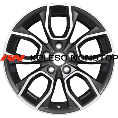 Khomen Wheels 7x17/5x114,3 ET48 D67,1 KHW1713 (Kia K5) Black-FP