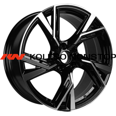 INCH 8x18/5x120 ET38 D57,1 ULF-R31 Gloss Black Machined Face (ZJH) FlowForming