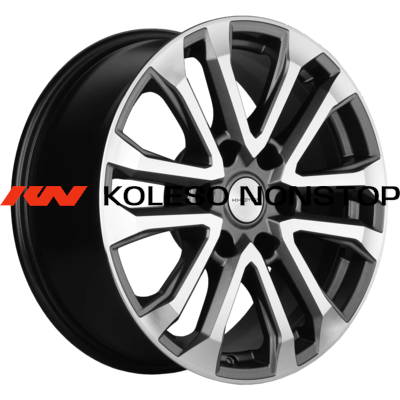 Khomen Wheels 7,5x18/6x139,7 ET25 D106,1 KHW1805 (LC Prado) Gray-FP