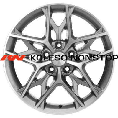 Khomen Wheels 7x17/5x114,3 ET50 D67,1 KHW1709 (CX-5/Seltos/Optima) Gray-FP