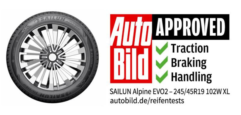 Auto Bild и TÜV SÜD высоко оценили новую китайскую фрикционку от Sailun