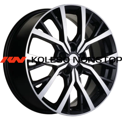Khomen Wheels 7x18/5x114,3 ET50 D54,1 KHW1806 (Coolray) Black-FP
