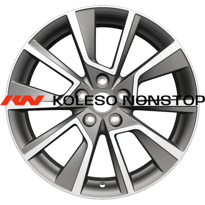 Khomen Wheels 7x18/5x112 ET45 D57,1 KHW1802 (Karoq) Gray-FP