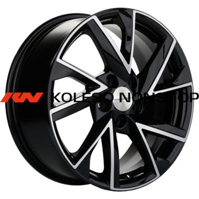 Khomen Wheels 7x17/5x108 ET43 D65,1 KHW1714 (DFM AX 7) Black-FP