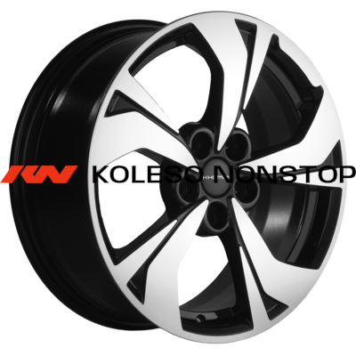 Khomen Wheels 7x17/5x108 ET33 D60,1 KHW1724 (Exeed LX) Black-FP