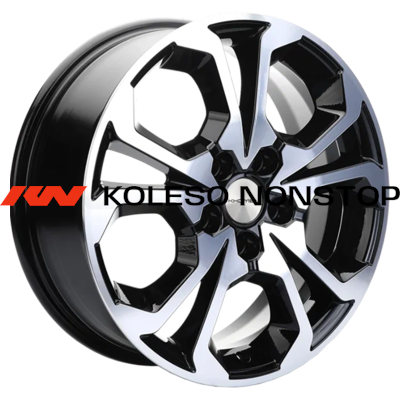 Khomen Wheels 6,5x17/5x114,3 ET50 D64,1 KHW1711 (Haval M6 Plus) Black-FP