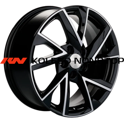 Khomen Wheels 7x17/5x110 ET46 D63,3 KHW1714 (Changan CS35/CS35 Pro) Black-FP