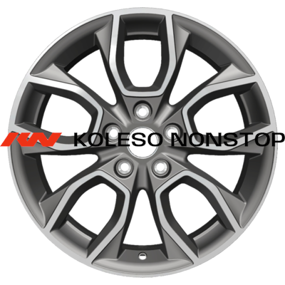 Khomen Wheels 7x17/5x114,3 ET53 D67,1 KHW1713 (Ceed) Gray-FP