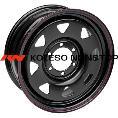 Off-Road Wheels 7x17/6x139,7 ET30 D110 Тойота Ниссан черный (треуг. мелкий)