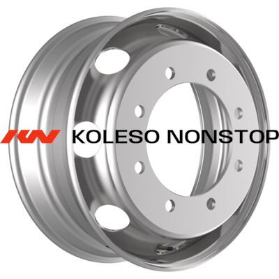 Accuride 6,75x19,5/8x275 ET136 D221 M20 Silver (RZB35654OE) (10,5 мм) 2 500 кг