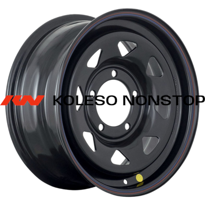 Off-Road Wheels 7x16/5x139,7 ET35 D110 УАЗ (треуг. мелкий) Черный (с увелич. полкой)