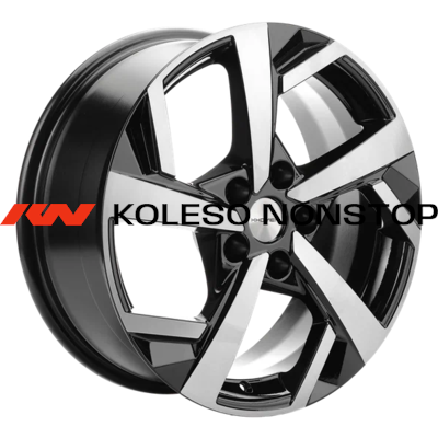 Khomen Wheels 7x17/5x108 ET40 D54,1 KHW1712 (Москвич 3) Black-FP