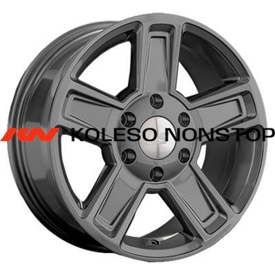 LS 8x17/6x139,7 ET38 D100,1 1296 GM (конус, Колпак+лого)