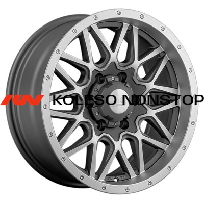 LS 8x17/6x139,7 ET10 D100,1 1341 MGMF (конус, Колпак+лого)