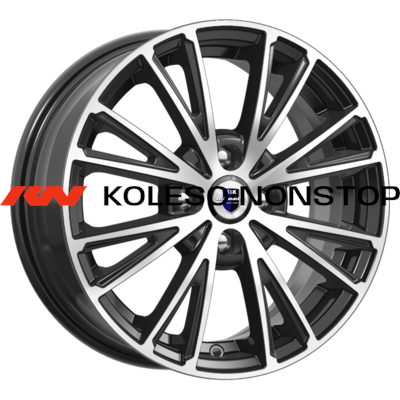 K&K 6x15/4x100 ET35 D67,1 Меандр (КС888) Алмаз черный