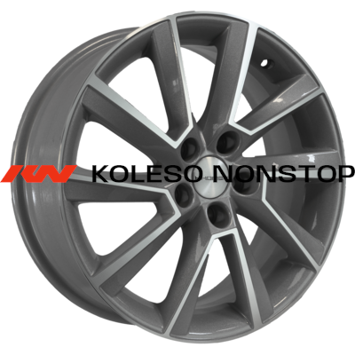 Khomen Wheels 6x16/5x100 ET40 D54,1 KHW1604 (Prius) F-Silver-FP