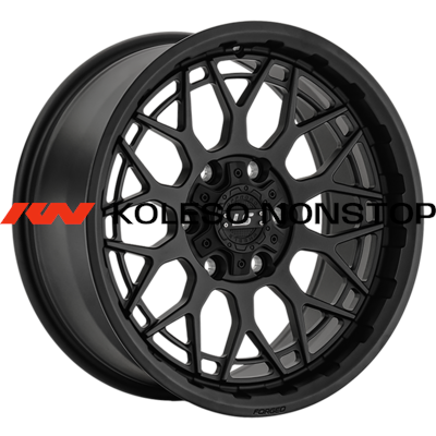 LS Forged 9x17/6x139,7 ET20 D106,1 LS FG52 MB (конус, Колпак+лого)