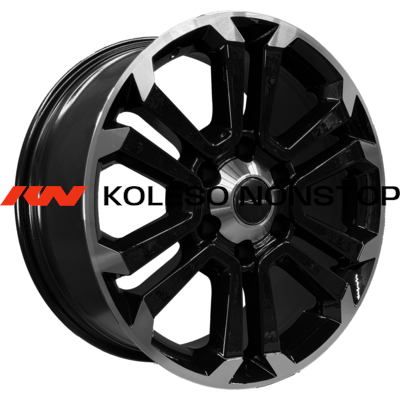 Khomen Wheels 7,5x18/6x139,7 ET45 D93,1 KHW1817 (Mazda BT50) Black-FP