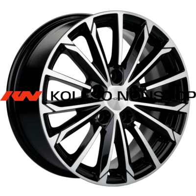 Khomen Wheels 6,5x16/5x114,3 ET47,5 D67,1 KHW1611 (Optima/Soul) Black-FP