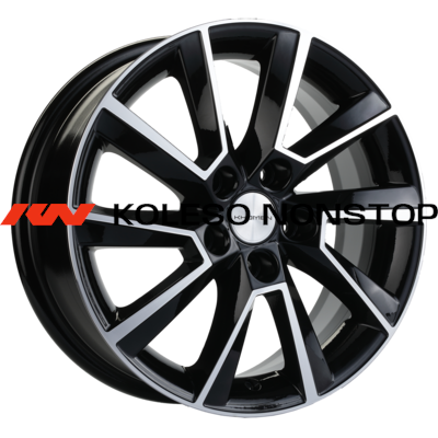 Khomen Wheels 6x15/5x100 ET38 D57,1 KHW1507 (Rapid/Fabia) Black-FP