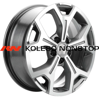 Khomen Wheels 6,5x17/5x108 ET33 D60,1 KHW1710 (Chery tigo 7pro) Gray-FP
