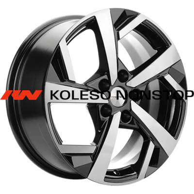 Khomen Wheels 7x17/5x114,3 ET40 D57,1 KHW1712 (Besturn X40) Black-FP
