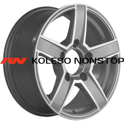 Khomen Wheels 6,5x16/5x139,7 ET35 D98,5 KHW1614 (Niva 4x4 Bronto) F-Silver-FP