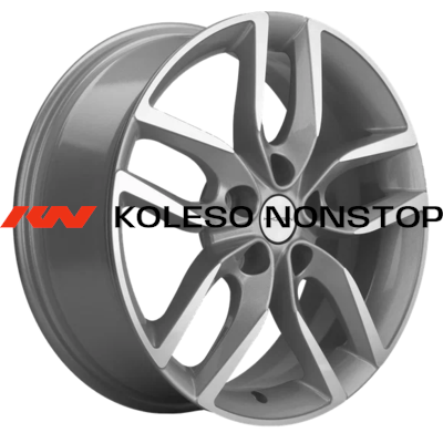 Khomen Wheels 6,5x17/5x108 ET33 D60,1 KHW1708 (Chery tiggo 7pro) F-Silver-FP