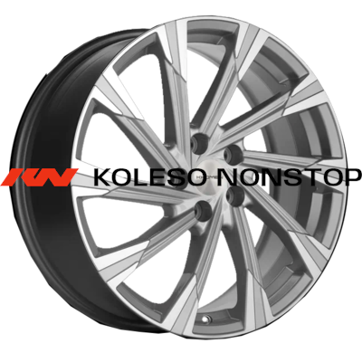 Khomen Wheels 7,5x19/5x112 ET43 D57,1 KHW1901 (Kodiaq/Tiguan) Brilliant Silver-FP