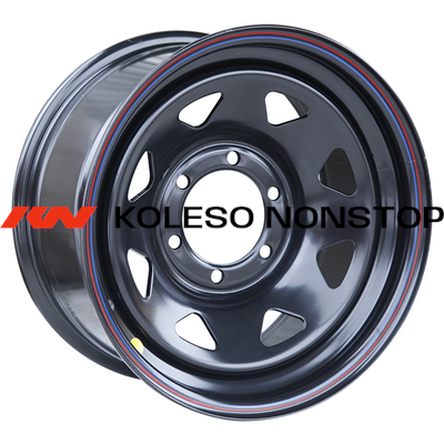 Off-Road Wheels 8x16/6x139,7 ET10 D110 Тойота Ниссан черный (треуг. мелкий)